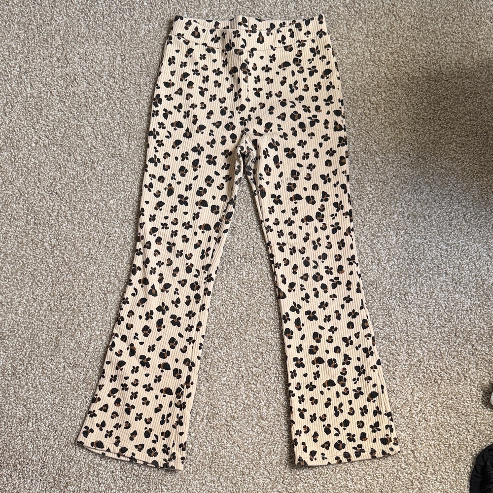 Leopard Print Girls Leggings